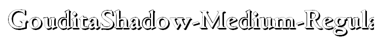 GouditaShadow-Medium-Regular