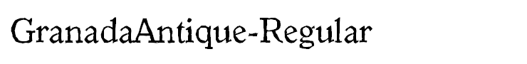 GranadaAntique-Regular
