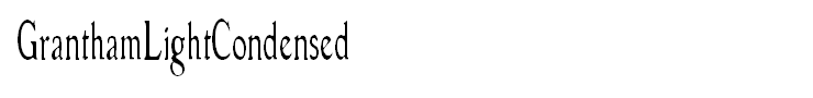 GranthamLightCondensed