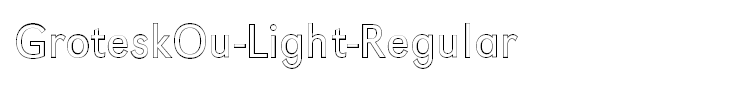 GroteskOu-Light-Regular