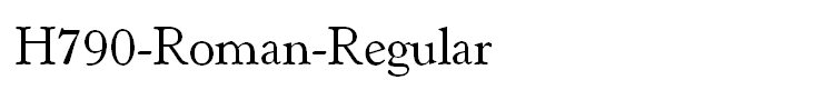 H790-Roman-Regular