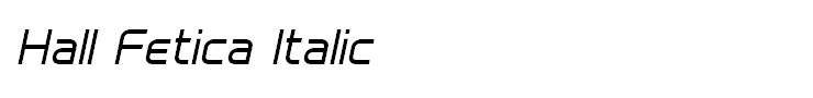 Hall Fetica Italic