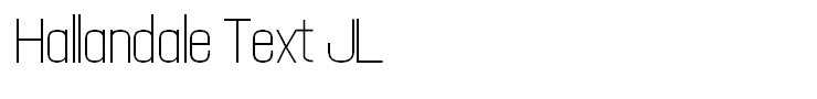 Hallandale Text JL