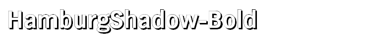 HamburgShadow-Bold