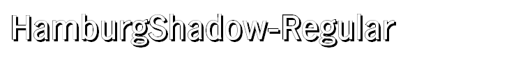 HamburgShadow-Regular