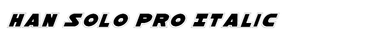 Han Solo Pro Italic