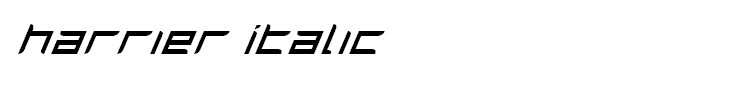 Harrier Italic