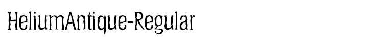 HeliumAntique-Regular