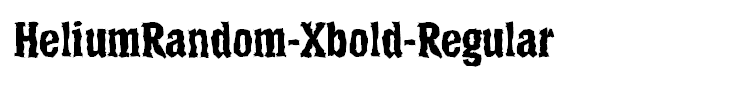 HeliumRandom-Xbold-Regular