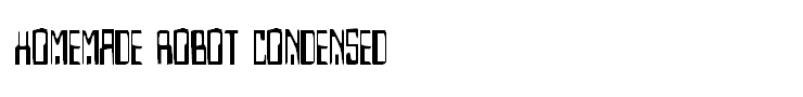 Homemade Robot Condensed