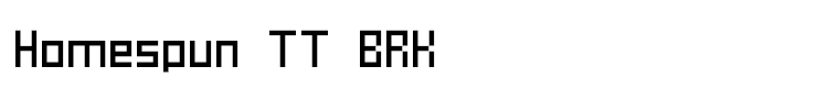 Homespun TT BRK