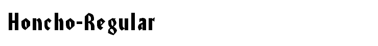 Honcho-Regular