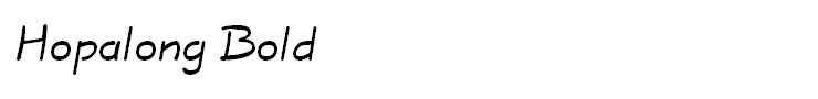 Hopalong Bold