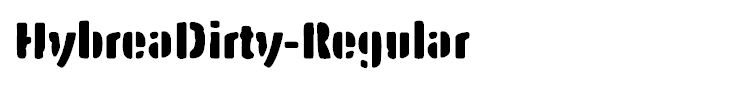 HybreaDirty-Regular