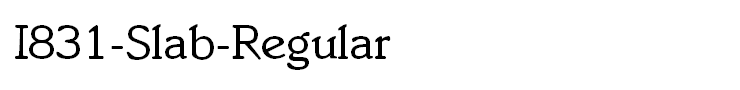 I831-Slab-Regular