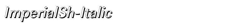 ImperialSh-Italic