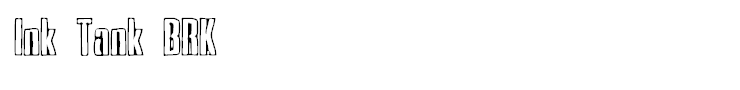 Ink Tank BRK
