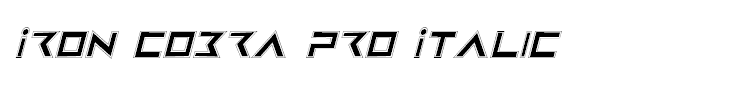 Iron Cobra Pro Italic