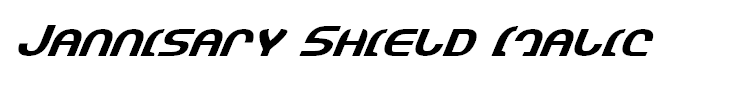 Jannisary Shield Italic