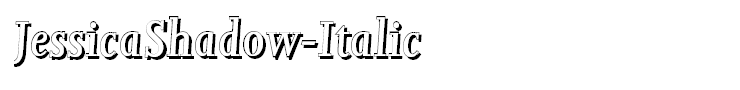 JessicaShadow-Italic