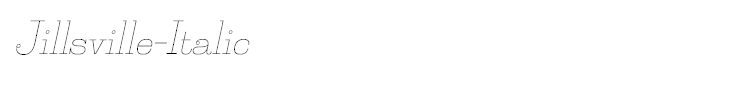 Jillsville-Italic