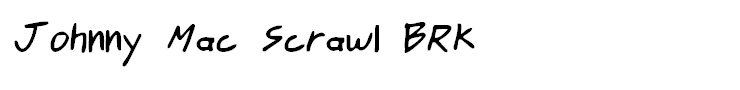 Johnny Mac Scrawl BRK