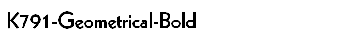 K791-Geometrical-Bold