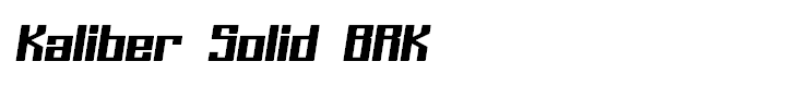 Kaliber Solid BRK