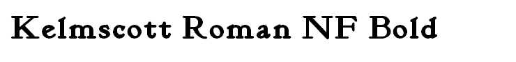 Kelmscott Roman NF Bold