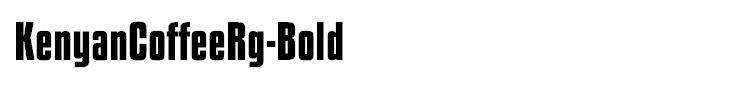 KenyanCoffeeRg-Bold