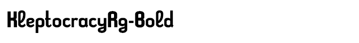 KleptocracyRg-Bold