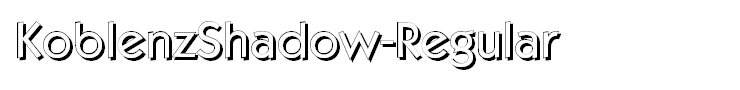 KoblenzShadow-Regular