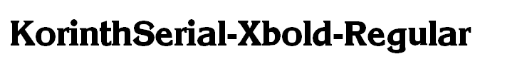 KorinthSerial-Xbold-Regular