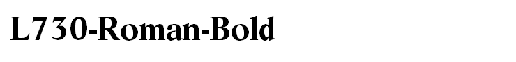 L730-Roman-Bold