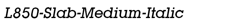 L850-Slab-Medium-Italic