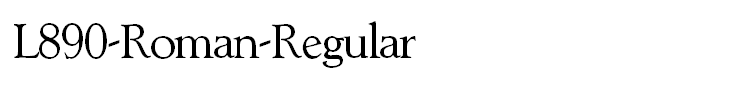 L890-Roman-Regular