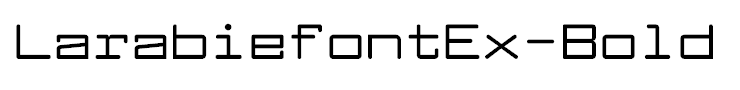 LarabiefontEx-Bold