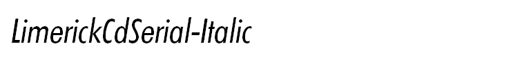 LimerickCdSerial-Italic