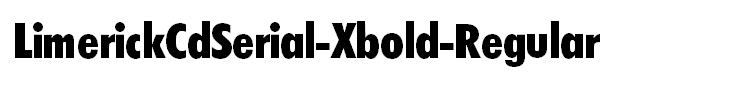 LimerickCdSerial-Xbold-Regular