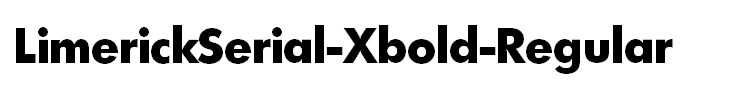 LimerickSerial-Xbold-Regular