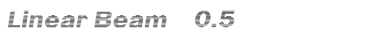 Linear Beam    0.5