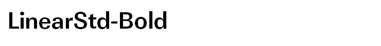 LinearStd-Bold