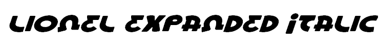 Lionel Expanded Italic