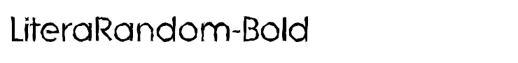 LiteraRandom-Bold
