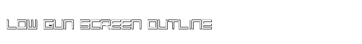 Low Gun Screen Outline