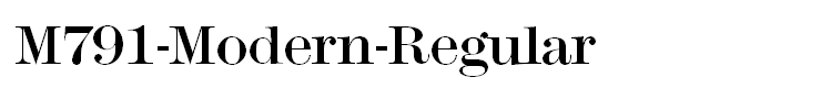 M791-Modern-Regular
