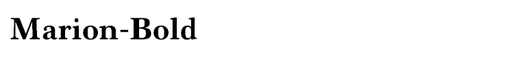 Marion-Bold