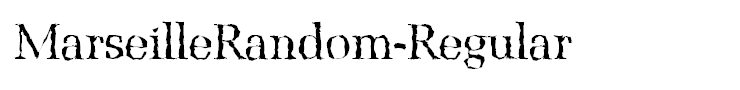 MarseilleRandom-Regular