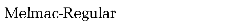Melmac-Regular