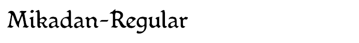 Mikadan-Regular